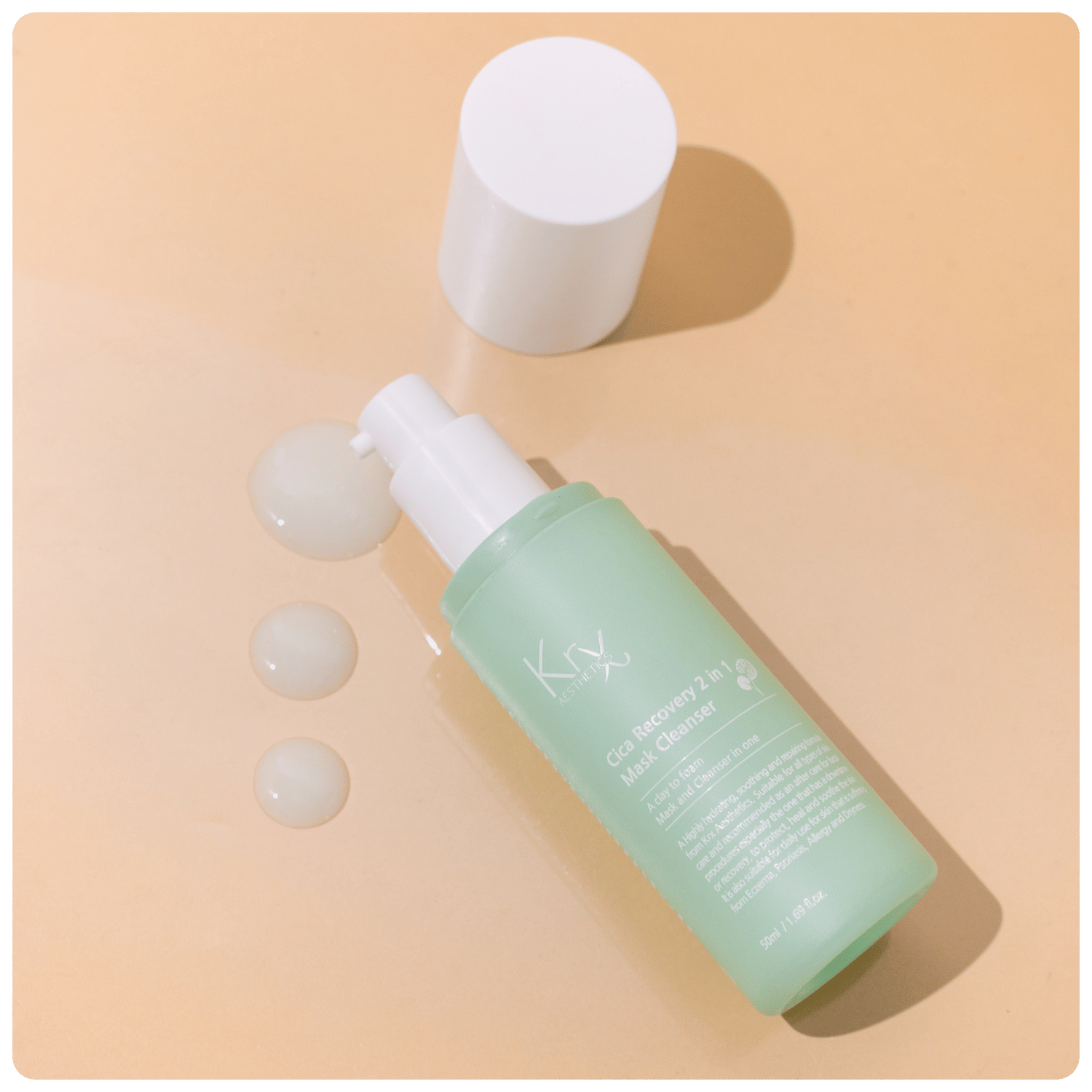 Cica Recovery 2 in 1 Mask Cleanser - 50 g - Cosmétique professionnelle KRX Aesthetics Suisse