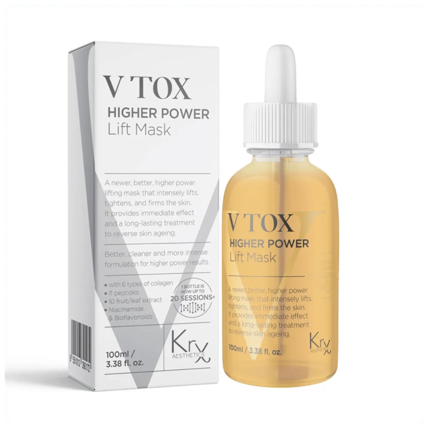 V-Tox Higher Power - Cosmétique professionnelle KRX Aesthetics Suisse