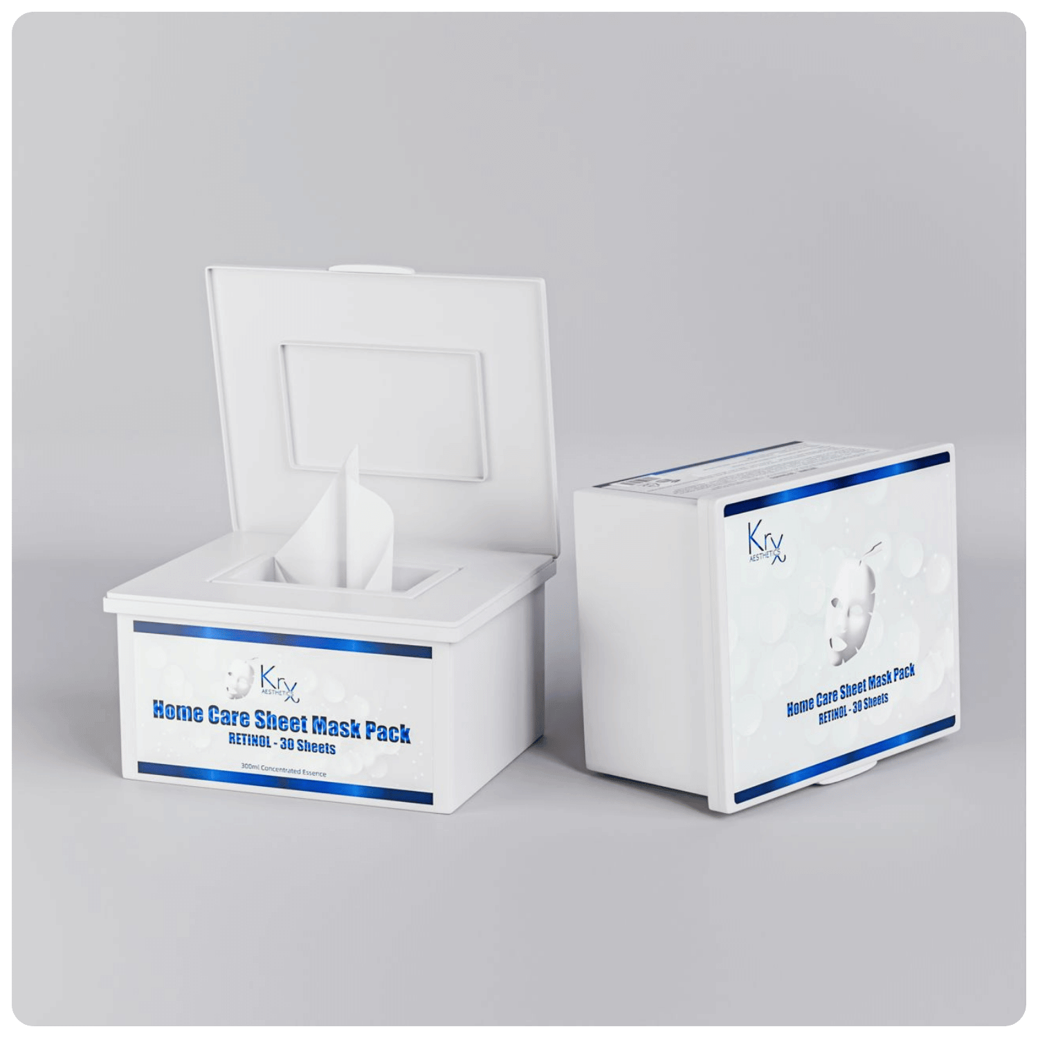 Home Care Sheet Mask Pack (Retinol) - Cosmétique professionnelle KRX Aesthetics Suisse