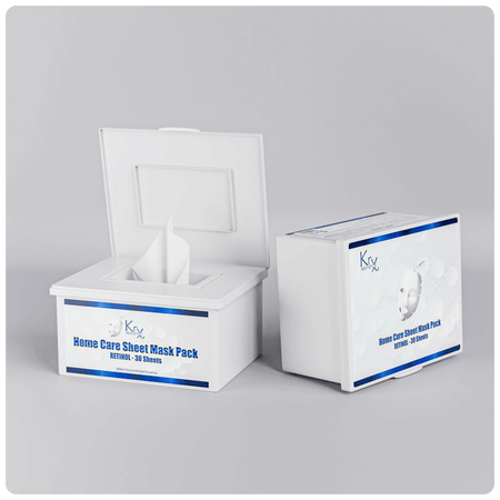 Home Care Sheet Mask Pack (Retinol) - Cosmétique professionnelle KRX Aesthetics Suisse