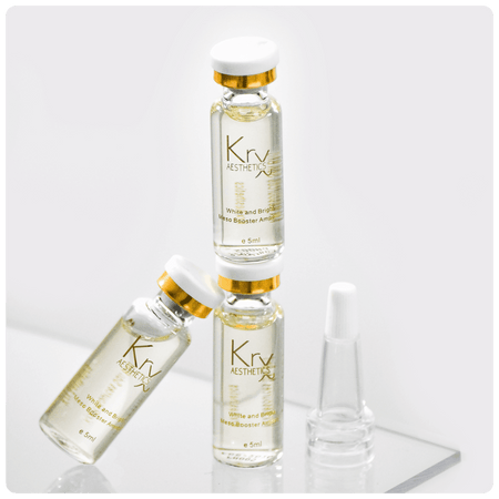 Meso Booster Ampoule – White and Bright - Cosmétique professionnelle KRX Aesthetics Suisse