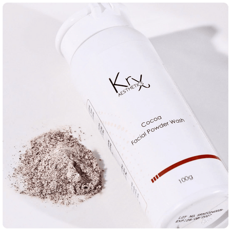 Cocoa Facial Powder Wash - 100 g - Cosmétique professionnelle KRX Aesthetics Suisse