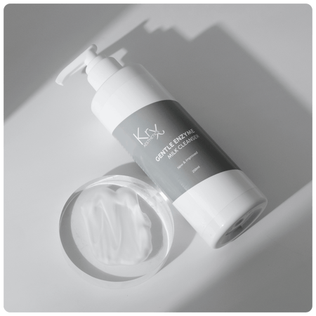 Lait Démaquillant Nettoyant Enzymatique - 250 ml - Cosmétique professionnelle KRX Aesthetics Suisse