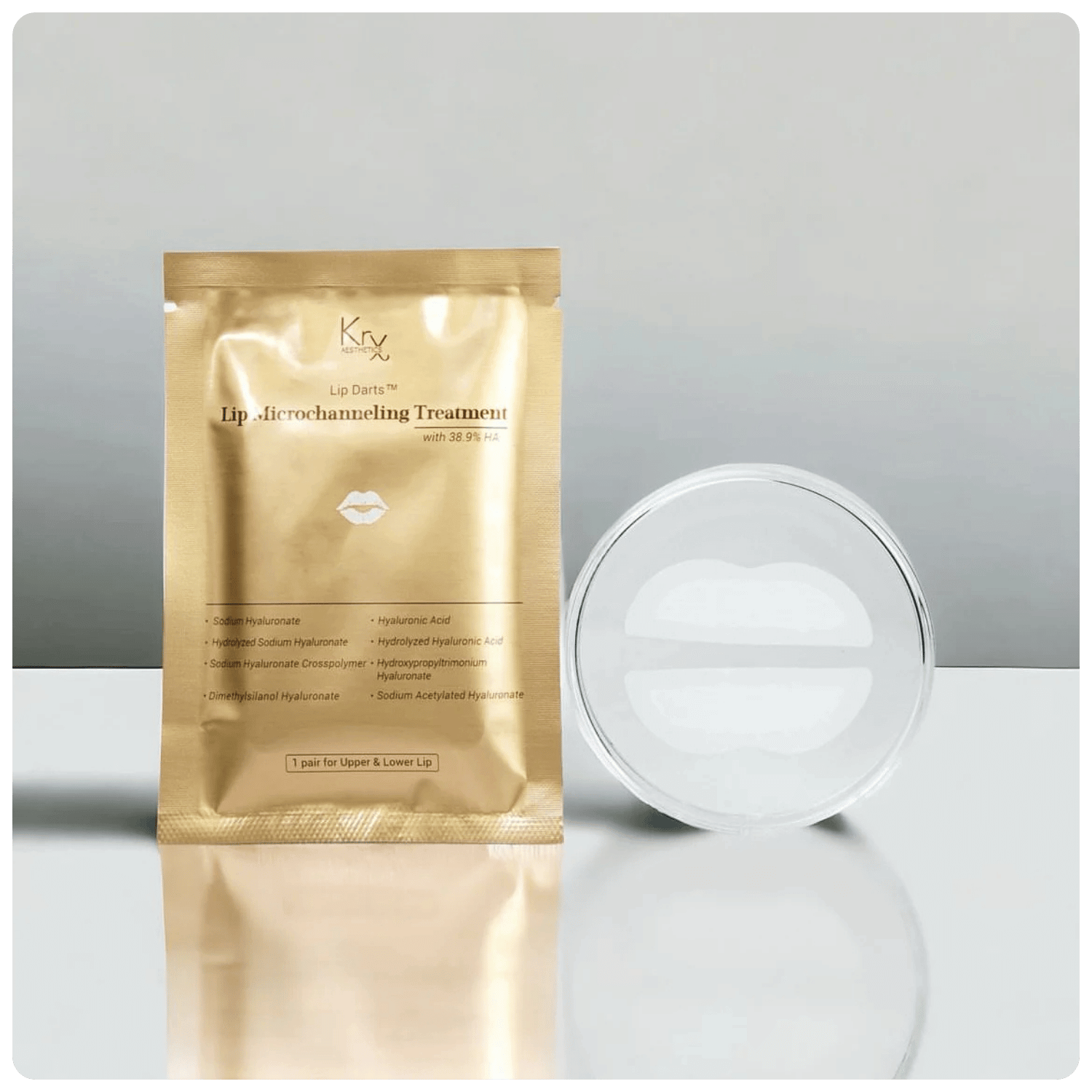 Patch Microneedling Lèvres - Cosmétique professionnelle KRX Aesthetics Suisse