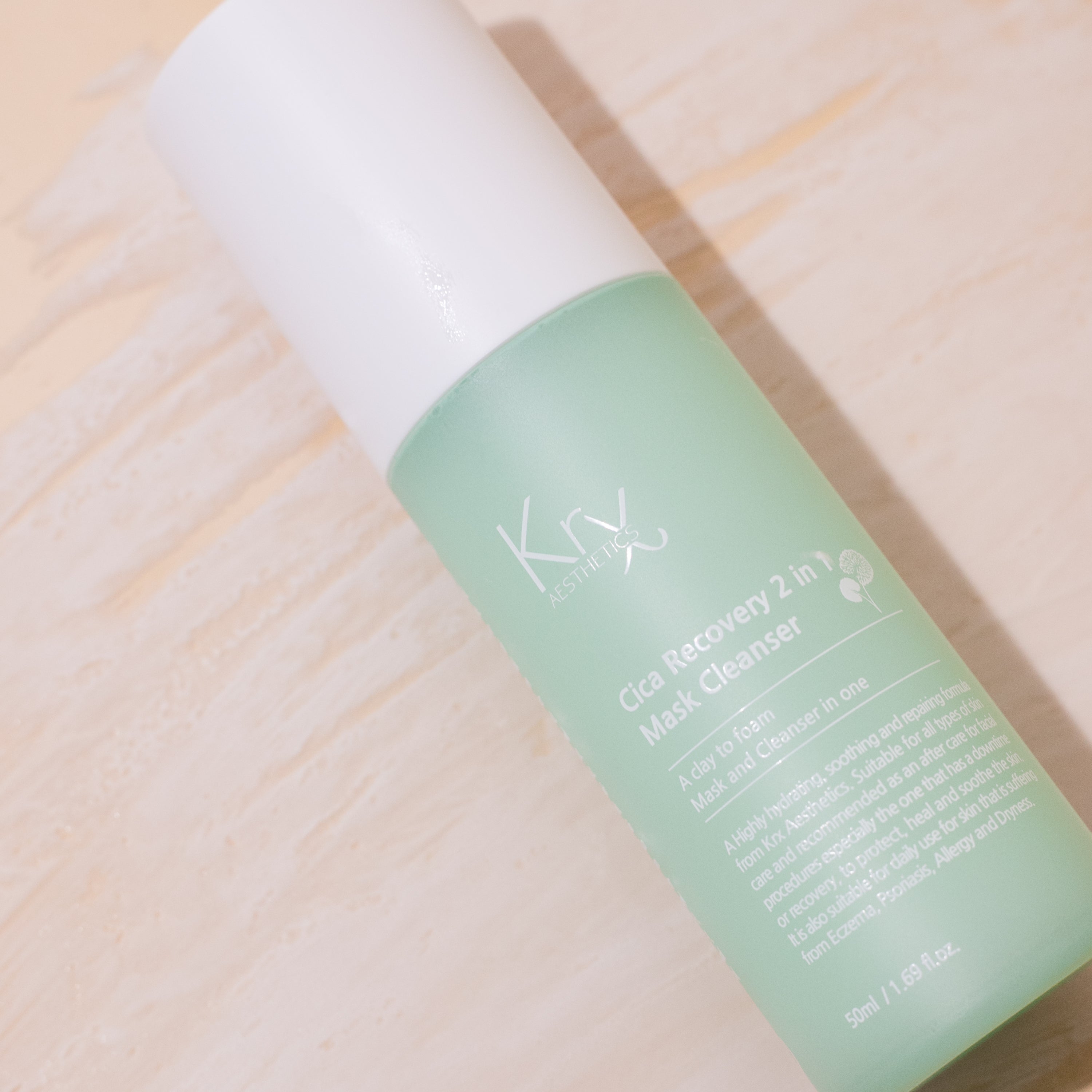 Cica Recovery 2 in 1 Mask Cleanser - Cosmétique professionnelle KRX Aesthetics Suisse