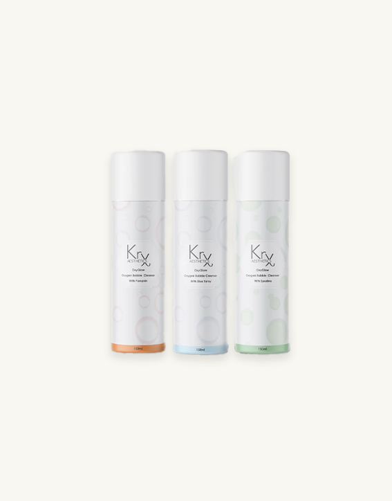 Oxy Glow Bubble Wash Blue Tansy