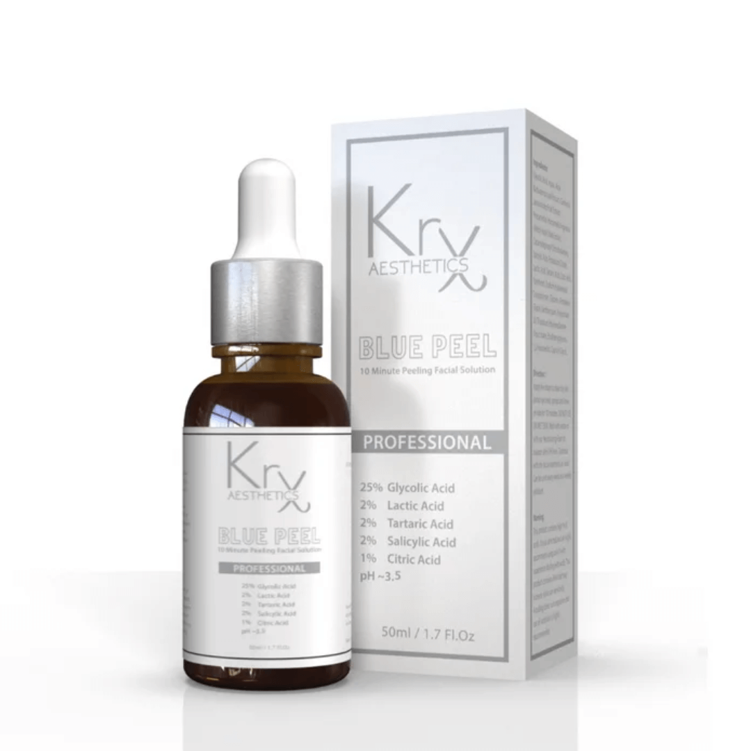 Blue Peel - Cosmétique professionnelle KRX Aesthetics Suisse