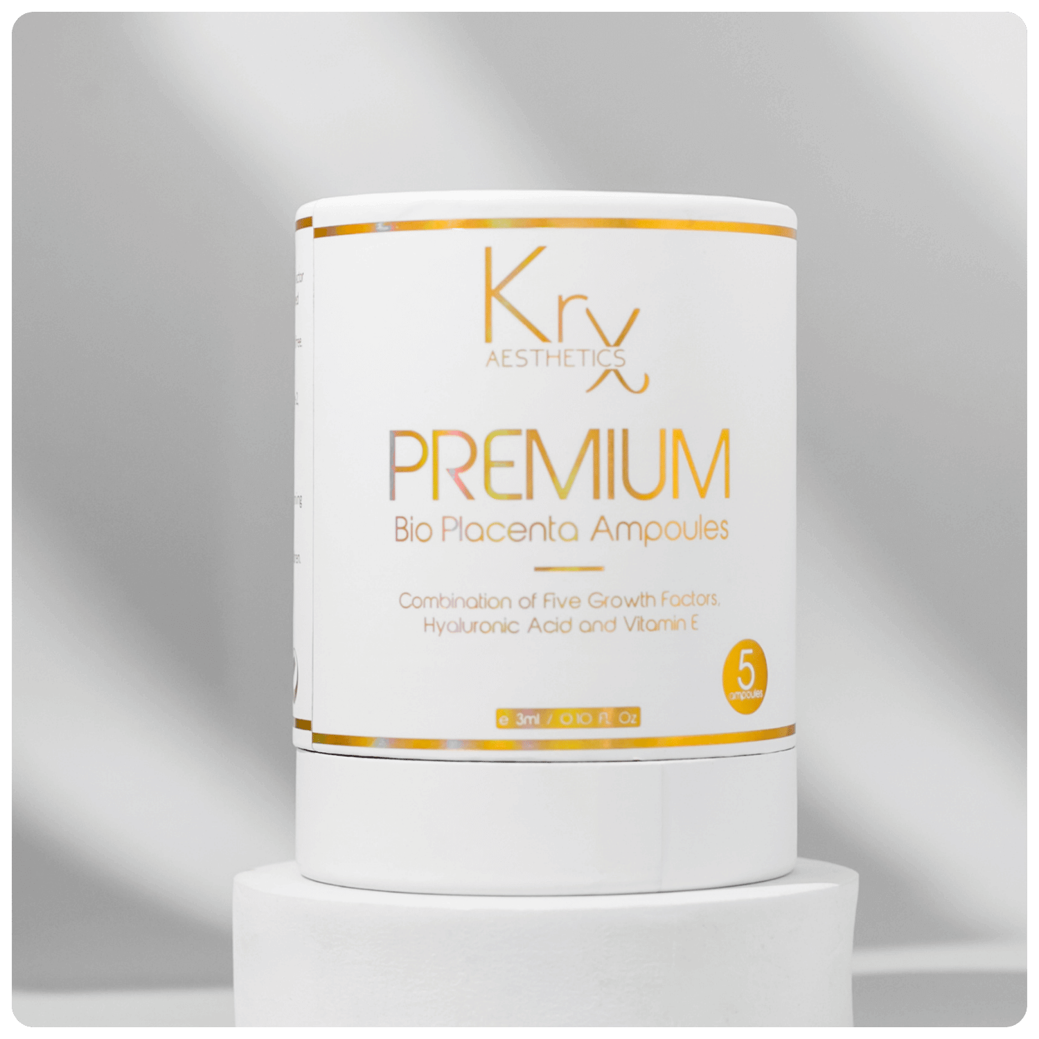 Premium Ampoule - Bio Placenta - Cosmétique professionnelle KRX Aesthetics Suisse