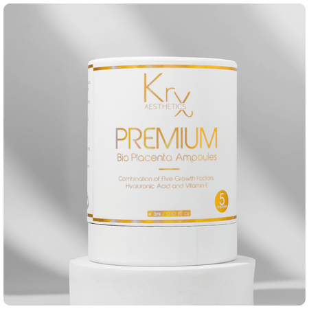 Premium Ampoule - Bio Placenta - Cosmétique professionnelle KRX Aesthetics Suisse
