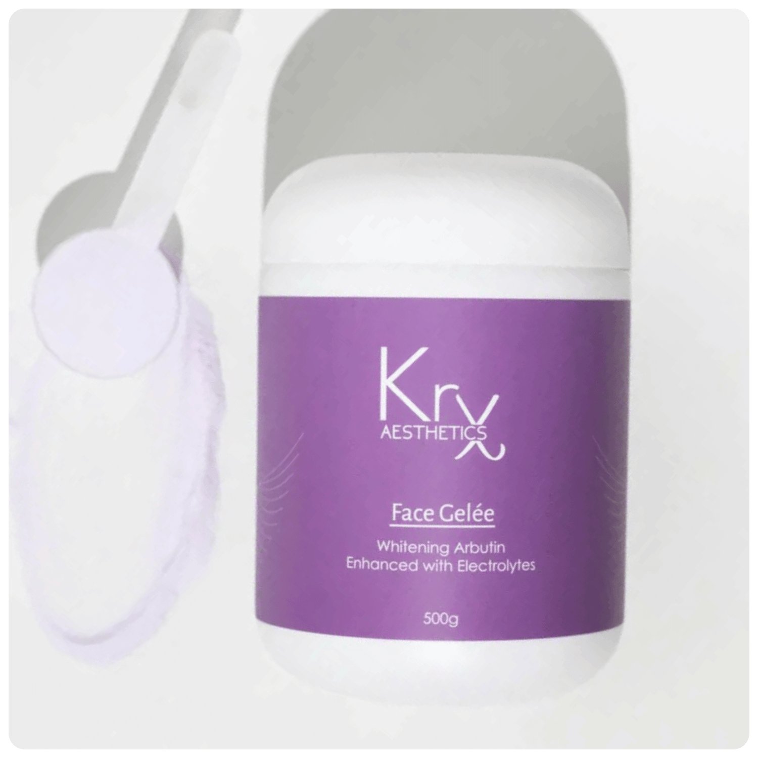 Jelly Mask Whitening Arbutin - Cosmétique professionnelle KRX Aesthetics Suisse