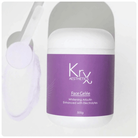 Jelly Mask Whitening Arbutin - Cosmétique professionnelle KRX Aesthetics Suisse