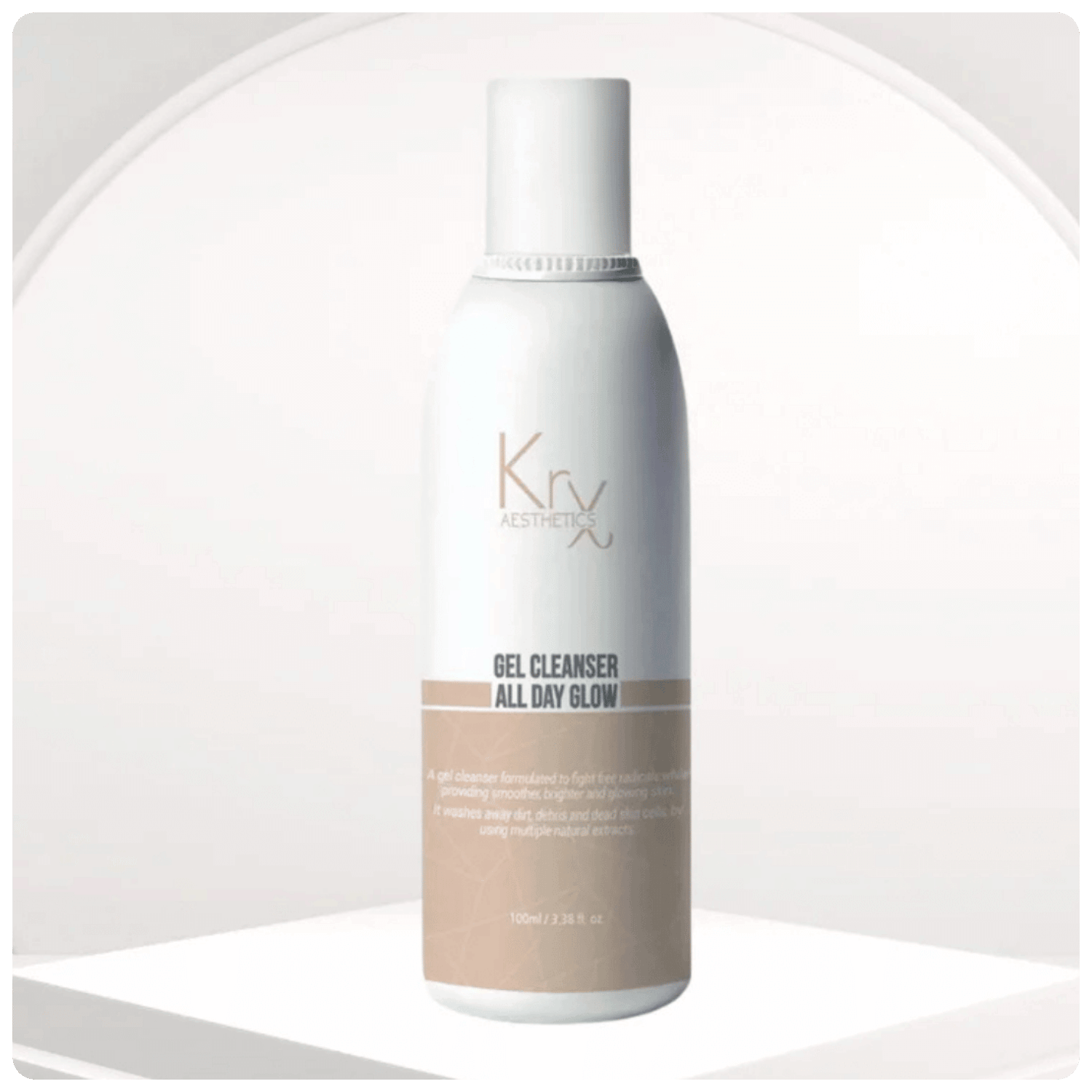 Gel Cleanser All Day Glow - 100 ml - Cosmétique professionnelle KRX Aesthetics Suisse