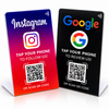 Pack Visibilité Pro : présentoirs Instagram et Google Avis NFC QR